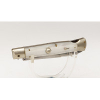 Coutellerie COUTEAU DE POCHE PLIANT OUVERTURE AUTOMATIQUE INOX PATENT  ANNEES 70'S {PRODUCT_REFERENCE} - 2