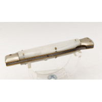 Coutellerie COUTEAU DE POCHE PLIANT OUVERTURE AUTOMATIQUE INOX PATENT  ANNEES 70'S {PRODUCT_REFERENCE} - 4