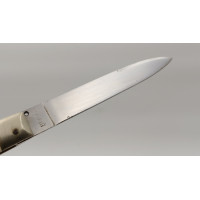 Coutellerie COUTEAU DE POCHE PLIANT OUVERTURE AUTOMATIQUE INOX PATENT  ANNEES 70'S {PRODUCT_REFERENCE} - 7