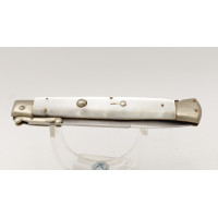 Coutellerie COUTEAU DE POCHE PLIANT OUVERTURE AUTOMATIQUE  INOX PATENT ANNEES 70'S {PRODUCT_REFERENCE} - 2