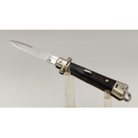 Coutellerie COUTEAU PLIANT COLLECTION A OUVERTURE AUTOMATIQUE BARGEON INOX FRANCE ANNEES 70 {PRODUCT_REFERENCE} - 1
