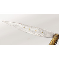 Coutellerie GRAND COUTEAU   NAVAJA   CATALOGNE DU SUD   DATÉ 1854   -  ESPAGNE  XIXè {PRODUCT_REFERENCE} - 10