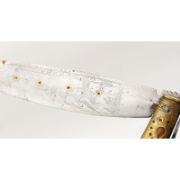 Coutellerie GRAND COUTEAU   NAVAJA   CATALOGNE DU SUD   DATÉ 1854   -  ESPAGNE  XIXè {PRODUCT_REFERENCE} - 12
