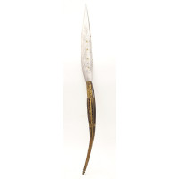 Coutellerie GRAND COUTEAU   NAVAJA   CATALOGNE DU SUD   DATÉ 1854   -  ESPAGNE  XIXè {PRODUCT_REFERENCE} - 1