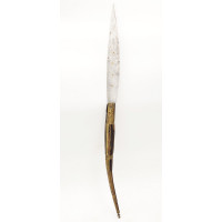Coutellerie GRAND COUTEAU   NAVAJA   CATALOGNE DU SUD   DATÉ 1854   -  ESPAGNE  XIXè {PRODUCT_REFERENCE} - 2