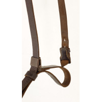 Militaria WW2  BRETELLE K98 CARABINE MAUSER 98 K CUIR QUADRILLÉ - ALLEMAGNE SECONDE GUERRE MONDIALE {PRODUCT_REFERENCE} - 15