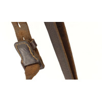 Militaria WW2  BRETELLE K98 CARABINE MAUSER 98 K CUIR QUADRILLÉ - ALLEMAGNE SECONDE GUERRE MONDIALE {PRODUCT_REFERENCE} - 11