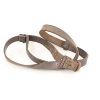 Militaria WW2  BRETELLE K98 CARABINE MAUSER 98 K CUIR QUADRILLÉ - ALLEMAGNE SECONDE GUERRE MONDIALE {PRODUCT_REFERENCE} - 1