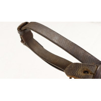 Militaria WW2  BRETELLE K98 CARABINE MAUSER 98 K CUIR QUADRILLÉ - ALLEMAGNE SECONDE GUERRE MONDIALE {PRODUCT_REFERENCE} - 9