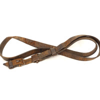 Militaria WW2  BRETELLE K98 CARABINE MAUSER 98 K CUIR QUADRILLÉ - ALLEMAGNE SECONDE GUERRE MONDIALE {PRODUCT_REFERENCE} - 1
