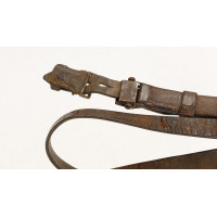 Militaria WW2  BRETELLE K98 CARABINE MAUSER 98 K CUIR QUADRILLÉ - ALLEMAGNE SECONDE GUERRE MONDIALE {PRODUCT_REFERENCE} - 5