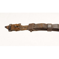Militaria WW2  BRETELLE K98 CARABINE MAUSER 98 K CUIR QUADRILLÉ - ALLEMAGNE SECONDE GUERRE MONDIALE {PRODUCT_REFERENCE} - 7