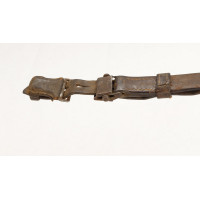 Militaria WW2  BRETELLE K98 CARABINE MAUSER 98 K CUIR QUADRILLÉ - ALLEMAGNE SECONDE GUERRE MONDIALE {PRODUCT_REFERENCE} - 8