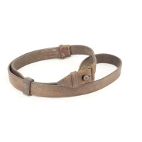 Militaria WW2  BRETELLE K98 CARABINE MAUSER 98 K CUIR QUADRILLÉ 1942 - ALLEMAGNE SECONDE GUERRE MONDIALE {PRODUCT_REFERENCE} - 1
