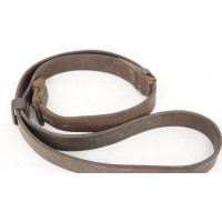 Militaria WW2  BRETELLE K98 CARABINE MAUSER 98 K CUIR QUADRILLÉ 1942 - ALLEMAGNE SECONDE GUERRE MONDIALE {PRODUCT_REFERENCE} - 2