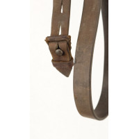 Militaria WW2  BRETELLE K98 CARABINE MAUSER 98 K CUIR QUADRILLÉ 1942 - ALLEMAGNE SECONDE GUERRE MONDIALE {PRODUCT_REFERENCE} - 4