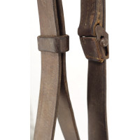 Militaria WW2  BRETELLE K98 CARABINE MAUSER 98 K CUIR QUADRILLÉ 1942 - ALLEMAGNE SECONDE GUERRE MONDIALE {PRODUCT_REFERENCE} - 9