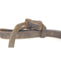 Militaria WW2  BRETELLE K98 CARABINE MAUSER 98 K CUIR QUADRILLÉ - ALLEMAGNE SECONDE GUERRE MONDIALE {PRODUCT_REFERENCE} - 3