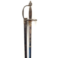 Armes Blanches ÉPÉE DE RECOMPENSE EN ARGENT DONNÉ PAR LE ROI EN 1817 À Mr BELLANGER FRANCOIS VÉTÉRANS GUERRE DE VENDÉE / GENDARM