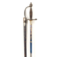 Armes Blanches ÉPÉE DE RECOMPENSE EN ARGENT DONNÉ PAR LE ROI EN 1817 À Mr BELLANGER FRANCOIS VÉTÉRANS GUERRE DE VENDÉE / GENDARM