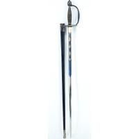Armes Blanches ÉPÉE DE RECOMPENSE EN ARGENT DONNÉ PAR LE ROI EN 1817 À Mr BELLANGER FRANCOIS VÉTÉRANS GUERRE DE VENDÉE / GENDARM