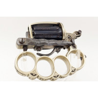 Armes de Poing REVOLVER COMBINÉ APACHE DOLNE - BAR " SORTIE DE BAL " CALIBRE 5MM À BROCHE INVENTION DOLNE BREVETÉ - BELGIQUE XIX