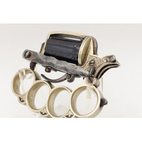 Armes de Poing REVOLVER COMBINÉ APACHE DOLNE - BAR " SORTIE DE BAL " CALIBRE 5MM À BROCHE INVENTION DOLNE BREVETÉ - BELGIQUE XIX