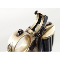 Armes de Poing REVOLVER COMBINÉ APACHE DOLNE - BAR " SORTIE DE BAL " CALIBRE 5MM À BROCHE INVENTION DOLNE BREVETÉ - BELGIQUE XIX