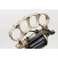 Armes de Poing REVOLVER COMBINÉ APACHE DOLNE - BAR " SORTIE DE BAL " CALIBRE 5MM À BROCHE INVENTION DOLNE BREVETÉ - BELGIQUE XIX