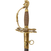 Armes Blanches ÉPÉE D’OFFICIER DE MARINE MODÈLE PRAIRIAL AN XII 1803-1804  -  FRANCE PREMIER EMPIRE {PRODUCT_REFERENCE} - 2