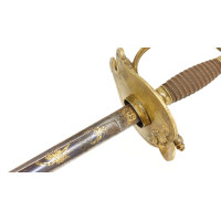 Armes Blanches ÉPÉE D’OFFICIER DE MARINE MODÈLE PRAIRIAL AN XII 1803-1804  -  FRANCE PREMIER EMPIRE {PRODUCT_REFERENCE} - 19