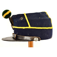 Militaria KÉPI DE SOUS-OFFICIER DE CHASSEURS À PIED MODÈLE 1884 - FRANCE {PRODUCT_REFERENCE} - 5
