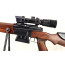 FUSIL D'INFANTERIE  MAS FR-F1   PRÉSÉRIE  NUMERO 169   BOIS NOYER   TIREUR D'ELITE  CALIBRE 7,5x54 MAS FRF1   -  FRANCE XXè