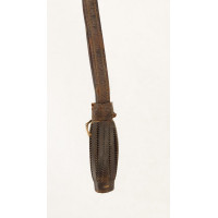 Militaria DRAGONNE EN CUIR POUR SABRE D'INFANTERIE  MODELE 1882  52cm - FRANCE XIXè {PRODUCT_REFERENCE} - 3