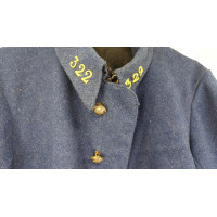 Militaria CAPOTE MANTEAU DE CAVALERIE SOUS OFFICIER 322è REGIMENT D'INFANTERIE  MODELE 1914 DRAP GRIS DE FER  - FRANCE WW1 {PROD