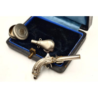 Armes de Poing PISTOLET A PERCUSSION MINIATURE + ACCESSOIRES EN COFFRET BREVETE S.G.D.G. {PRODUCT_REFERENCE} - 4
