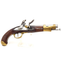 Armes de Poing PISTOLET DE CAVALERIE MODELE AN IX MANUFACTURE NATIONALE DE CHARLEVILLE AN X / 1801 - FRANCE CONSULAT - EMPIRE {P