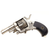 Armes de Poing PETIT REVOLVER DE POCHE  PUPPY TYPE BULL DOG   SA.DA   CALIBRE 22 SHORT - BELGIQUE XIXè {PRODUCT_REFERENCE} - 2