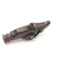 Art du Japon RARE NETSUKE   TANEGASHIMA TEPPO MINIATURE  TANJO TSUTSU  -  EDO  (1615-1868) JAPON XIXè {PRODUCT_REFERENCE} - 5