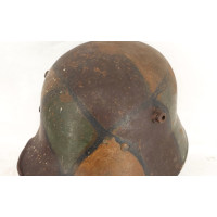 Militaria CASQUE M16 STAHLHLEM MODELE 1916 CAMOUFLAGE TORTUE 1918 COQUE ET64 WW1 ALLEMAGNE PREMIERE GUERRE {PRODUCT_REFERENCE} -