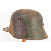Militaria CASQUE M16 STAHLHLEM MODELE 1916 CAMOUFLAGE TORTUE 1918 COQUE ET64 WW1 ALLEMAGNE PREMIERE GUERRE {PRODUCT_REFERENCE} -