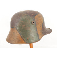 Militaria CASQUE M16 STAHLHLEM MODELE 1916 CAMOUFLAGE TORTUE 1918 COQUE ET64 WW1 ALLEMAGNE PREMIERE GUERRE {PRODUCT_REFERENCE} -