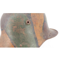 Militaria CASQUE M16 STAHLHLEM MODELE 1916 CAMOUFLAGE TORTUE 1918 COQUE ET64 WW1 ALLEMAGNE PREMIERE GUERRE {PRODUCT_REFERENCE} -