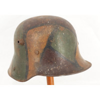 Militaria CASQUE M16 STAHLHLEM MODELE 1916 CAMOUFLAGE TORTUE 1918 COQUE ET64 WW1 ALLEMAGNE PREMIERE GUERRE {PRODUCT_REFERENCE} -