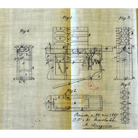 Armes de Poing MITRAILLEUSE DE POCHE MONTLAHUC & DE LA BASTIDE BREVETÉ SGDG EN 1882 A PARIS 12 COUPS CALIBRE 5.5MM RIMFIRE - FRA
