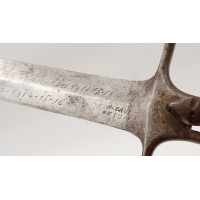 Militaria DAGUE SQUELETTE TETE SERPENT LE NETTOYEUR DE TRANCHEE CAMPAGNE 1914 -15 - 16 par H.CAUX à HESDIN - France 1ère GM {PRO
