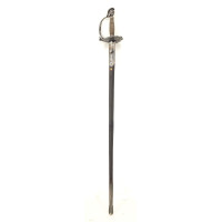 Armes de Luxe ÉPÉE D'OFFICIER DE GENDARME D'ÉLITE OU CARABINIERS DE LA GARDE CONSULAIRE VENDÉMIAIRE AN XII - FRANCE CONSULAT {PR