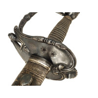 Armes de Luxe ÉPÉE D'OFFICIER DE GENDARME D'ÉLITE OU CARABINIERS DE LA GARDE CONSULAIRE VENDÉMIAIRE AN XII - FRANCE CONSULAT {PR