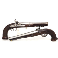 Armes de Poing PAIRE DE PISTOLETS DE RÉCOMPENSE DU DIRECTOIRE EXÉCUTIF AU COMMANDANT FREDERIC LOUIS TRAWITZ (1771 - 1817) BOUTET