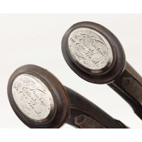 Armes de Poing PAIRE DE PISTOLETS DE RÉCOMPENSE DU DIRECTOIRE EXÉCUTIF AU COMMANDANT FREDERIC LOUIS TRAWITZ (1771 - 1817) BOUTET